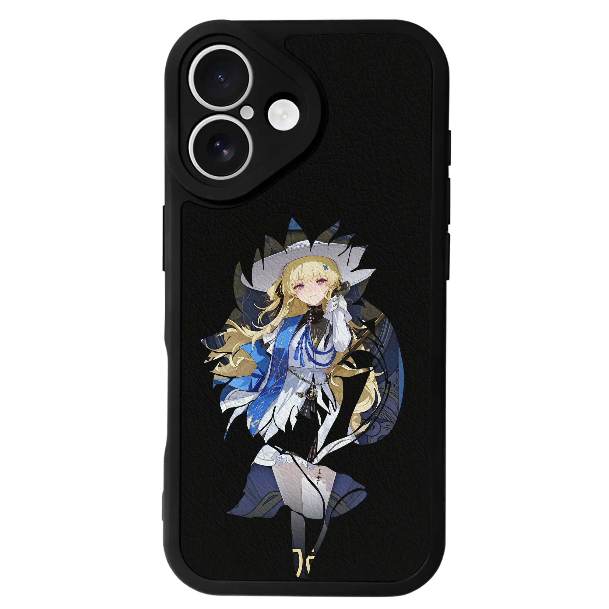 鳴潮 グッズ フィービー - IPhone 16シリーズ対応 ・ シリコンスマホケース ・ レザー調 ・ 高精度フィット ・ 耐衝撃 ・ ワイヤレス充電対応 ・ 精密カット